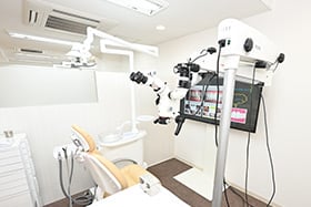 マイクロスコープ、歯科用CTを利用した根管治療